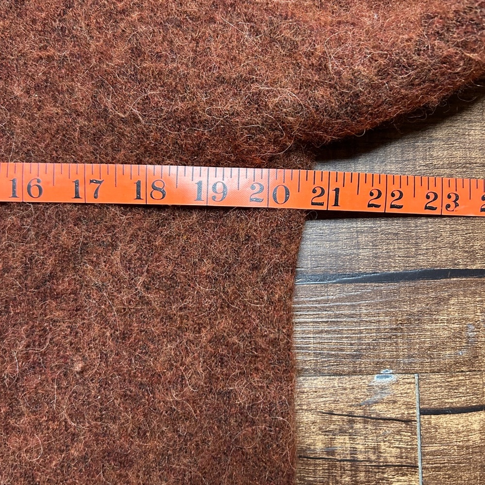 Madewell Carrabelle Polo Cardigan Sweater Womens S Mahogony Merino Wool Alpaca - Picture 8 of 8